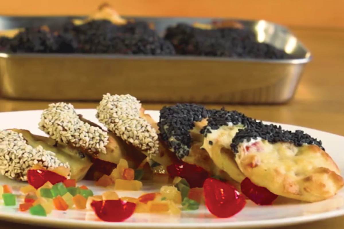 Recette de Biscuits Florentins de Semoule Fine aux Fruits Confits