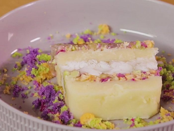 Recette Norbert Tarayre de pressé de semoule Le renard extra fine