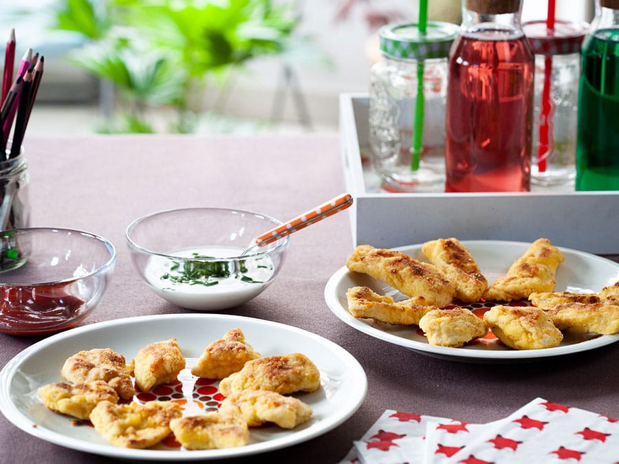 Recette de nuggets au poulet et à la semoule Le Renard